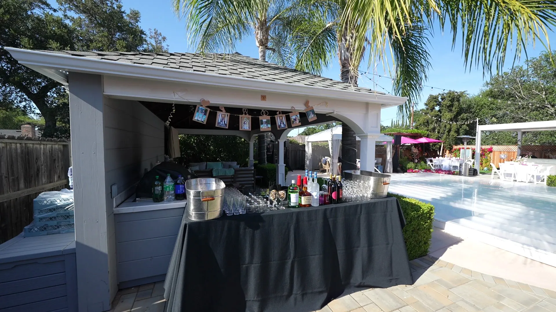 Attendant plating berry desserts for guests at a Rohnert Park campus-area event